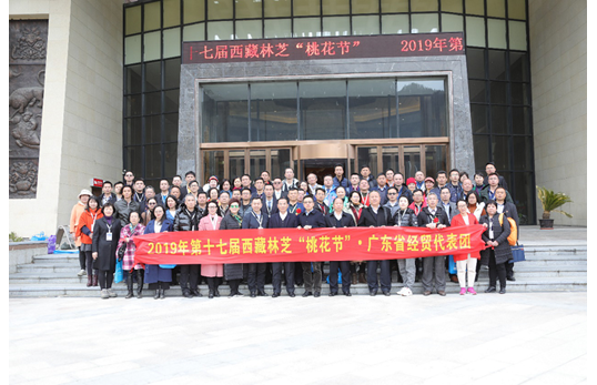 广东省经贸代表团参加 2019西藏林芝第十七届桃花旅游文化节